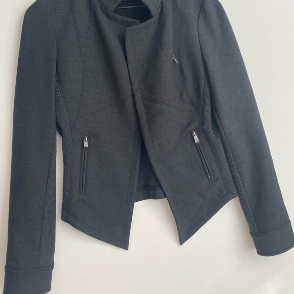 ECCOCI charcoal open front jacket, Size 8, NWOT - Picture 6 of 14